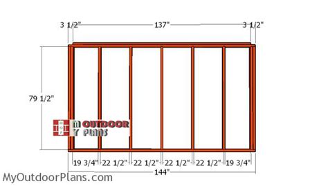 12x6 Shed - Free DIY Plans | MyOutdoorPlans