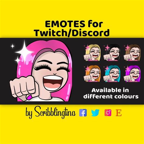 emote, twitch emote, twitch, fist bump emote, girly emote, discord, discord emote, sub ...