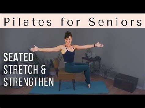 Seated Pilates for Seniors | 10 Minute Chair Pilates | Pilates, Pilates ...