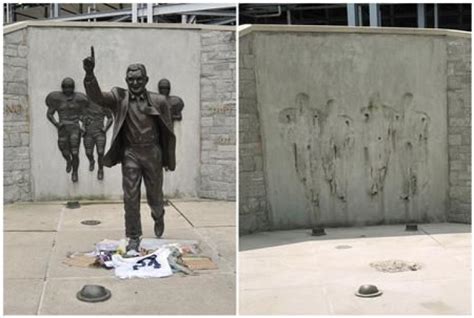 Joe Paterno Statue: Famed Penn State Football Coach Honored With New ...