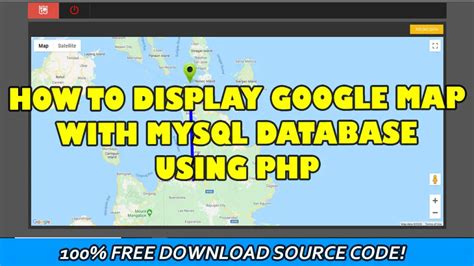 Display Google Map with MySQL Database using PHP | SourceCodester