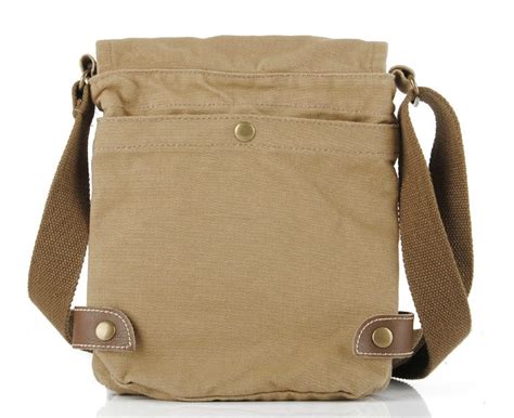 Mens canvas shoulder bag, canvas satchel men - YEPBAG