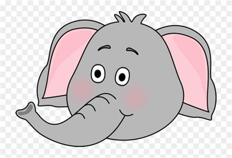 Elephant Face Png Clipart Animal clipart black and white