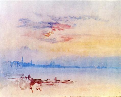 Venice, Looking East from the Guidecca, Sunrise, 1819 - J.M.W. Turner ...