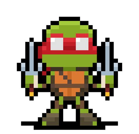 Ninja Turtles Pixel Art Sticker for iOS & Android | GIPHY