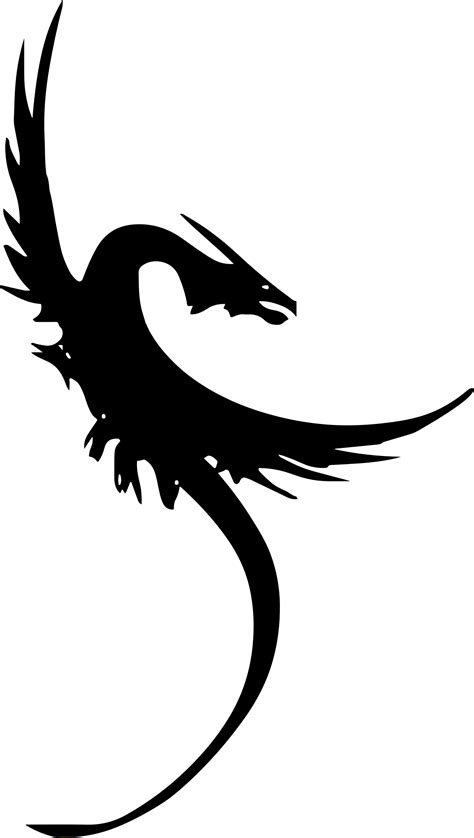 Free Dragon Silhouette Cliparts, Download Free Dragon Silhouette ...