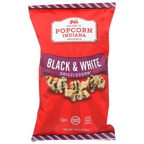 Popcorn Indiana Drizzled Kettlecorn - Black & White , 6 Oz - Walmart ...