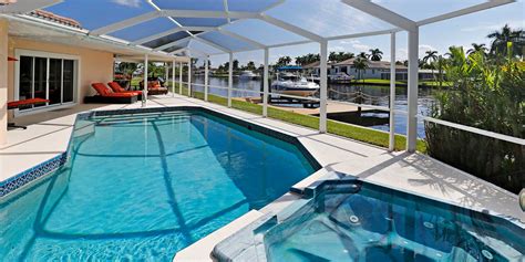 Luxury Waterside Villas with Boats in Cape Coral Florida