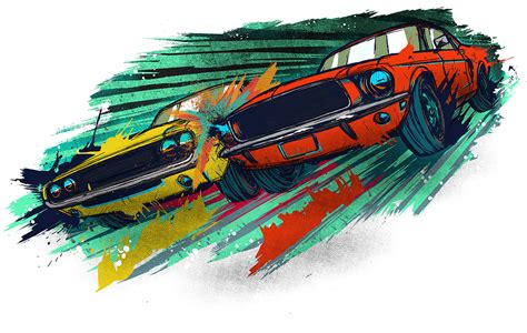 Car Chase ~ Illustration :: Behance