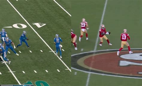 49ers copy Lions trick play from the same day, each for touchdowns