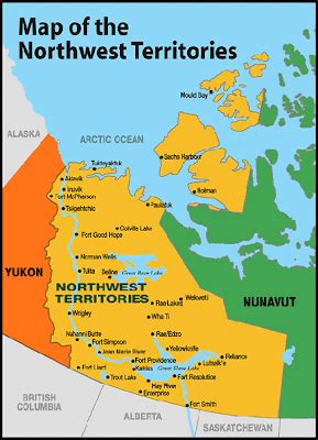 Tallest Building: Map of Northwest Territories Province