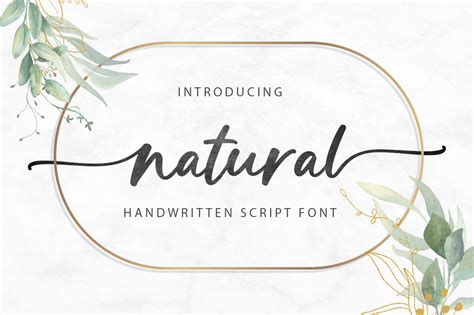 Natural Font - Free Font