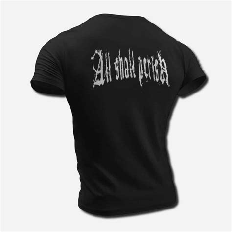 All Shall Perish Band T-Shirt, All Shall Perish Logo Tee Shirt, Deathcore Metal Merch – Metal ...