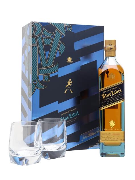 Johnnie Walker Blue Label Gift Pack - 2 Glasses : The Whisky Exchange