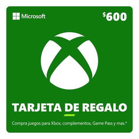 Tarjeta de Regalo Xbox 600 Pesos | Walmart en línea