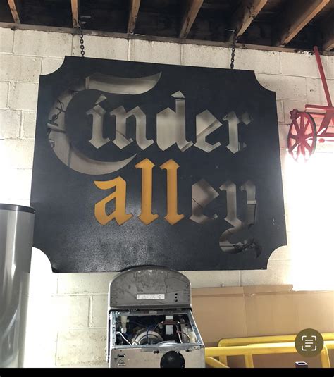 The original Cinder Alley sign from Cinderella City mall still exists ...