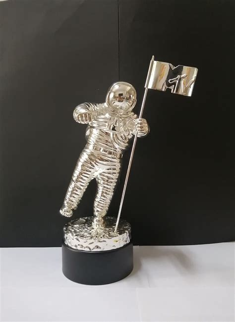 MTV Video Music Award Moon Man Statue Silver With Box - Etsy