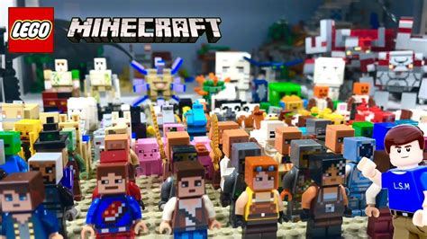 Every Lego Minecraft Mini-figure - YouTube