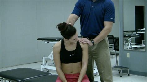 Cervical Rotation/Lateral Flexion Test of First Rib Mobility - YouTube