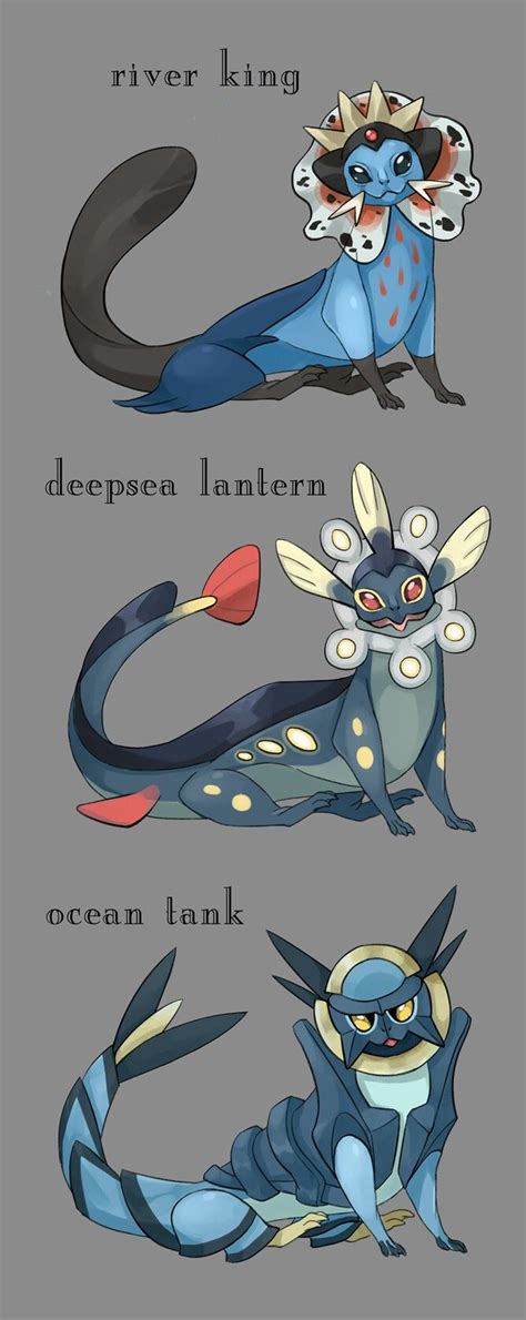 Vaporeon variants | Pokemon breeds, Pokemon, Pokémon species