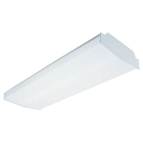 Sea Gull Lighting Averil 4-Light White Fluorescent Ceiling Fixture ...