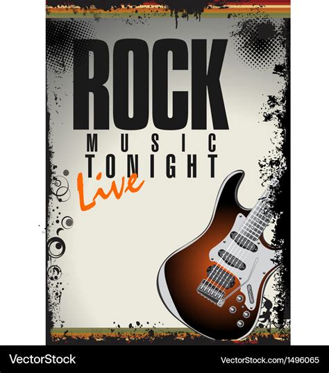 Rock concert background Royalty Free Vector Image