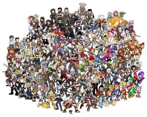 Famous video game characters in one picture. | Hero games, Video game ...