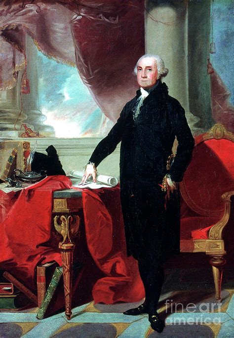 George Washington 1732-99, 1796. Artist by Print Collector