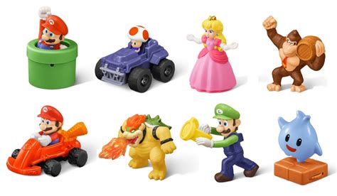 McDonald's Japan shows off their upcoming Super Mario Bros. movie-themed Happy Meal toys ...