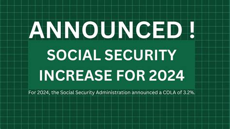 Social Security Increase 2024 - Suggest Wise