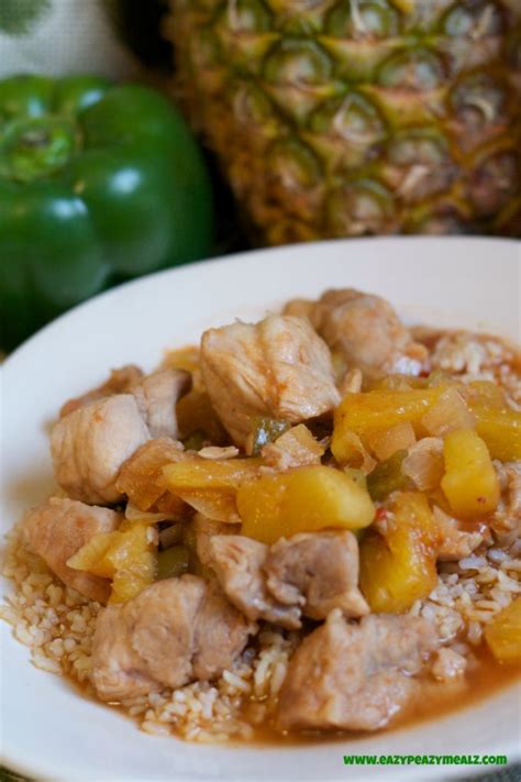 Crockpot Sweet and Sour Pork - Easy Peasy Meals