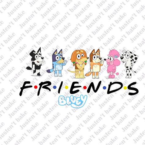 Bluey and Bingo Trending Bluey Friends Bluey Dog Funny Digital - Etsy