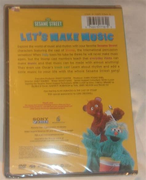 Sesame Street - Lets Make Music (DVD, 2003) for sale online | eBay