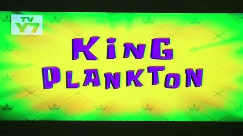 King Plankton title card (Spongebob) - YouTube