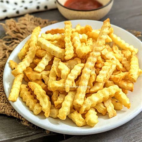 Air fryer Crinkle Cut Fries - Rachna cooks