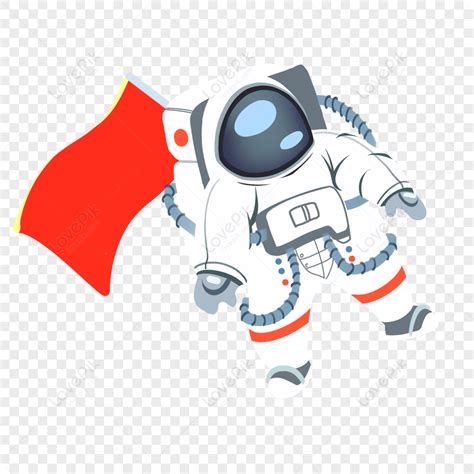 Astronaut Holding A Flag PNG Transparent And Clipart Image For Free Download - Lovepik | 401553636