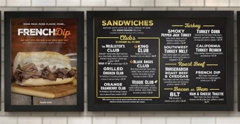 McAlister’s Deli debuts chalkboard-style menu boards | Nation's Restaurant News