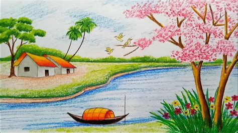 Spring Season Drawing at PaintingValley.com | Explore collection of ...