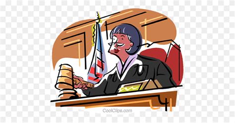 Judges Royalty Free Vector Clip Art Illustration - Judge Clipart ...