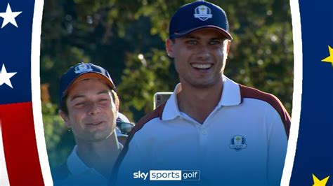 Ludvig Aberg almost holes tee shot! | 'What a swing!' | Golf News | Sky ...