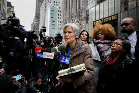 Jill Stein Takes Long-Shot Recount Campaign to Trump Tower - The New ...