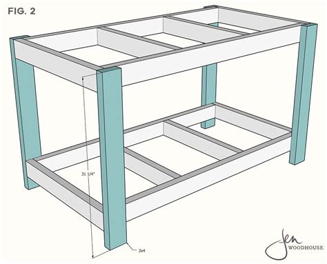 How To Build A Simple DIY Workbench With 2x4 Lumber | Workbench plans diy, Simple workbench ...