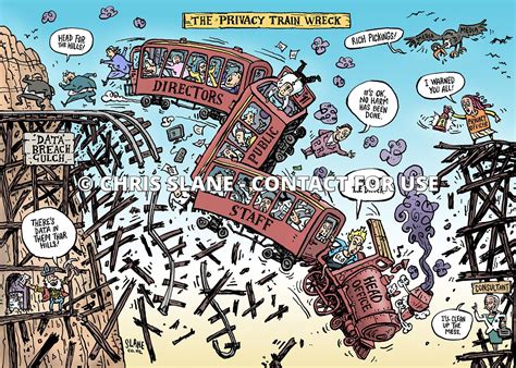 CHRIS SLANE CARTOONS | Privacy Train Wreck