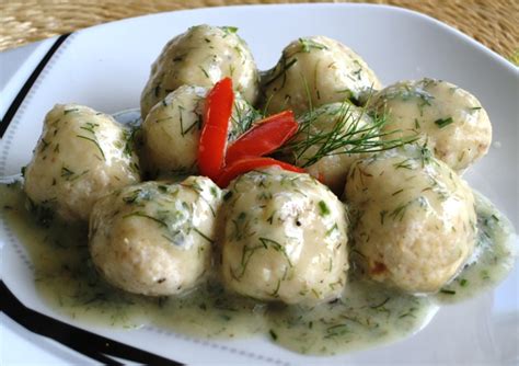 Cheese Dumplings with Dill Sauce – Vegetarian Recipe