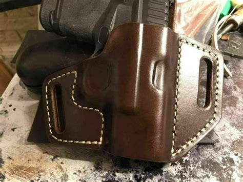 Springfield Hellcat RDP Holster, Rapid Defense Package, Leather, Forward Cant OWB Pancake | New ...