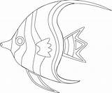 Angelfish coloring Page  Animals Town color Sheet sketch template