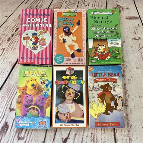 Kids VHS Tapes Lot-Big Comfy Couch,Richard | Grelly USA