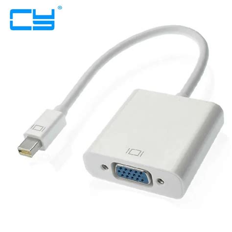 Mini DP displayport to vga cable adapter connector VGA Projector TV set ...