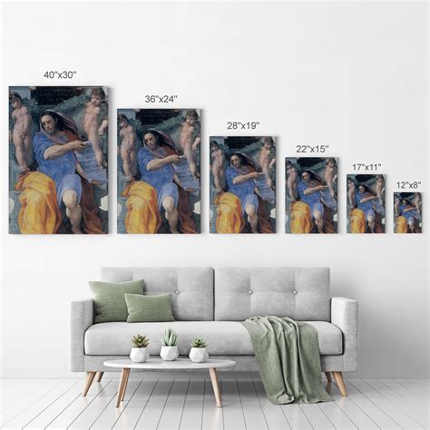 The Prophet Isaiah by Raphael Art Canvas Wall Art Print Famous - Etsy