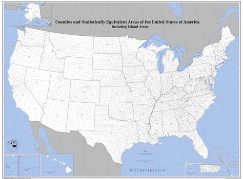 United States County Map - Printable Map